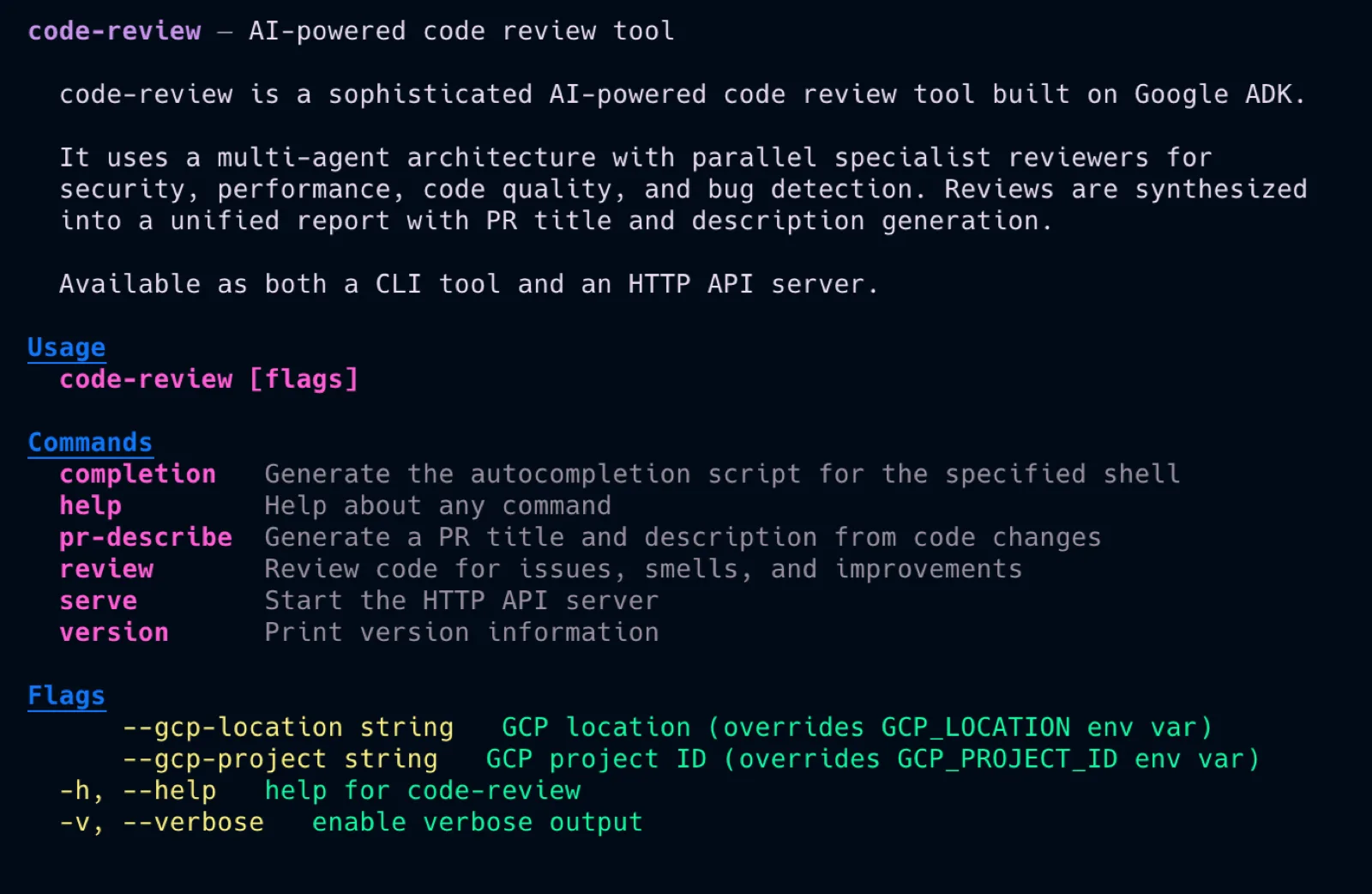code review (go) — preview