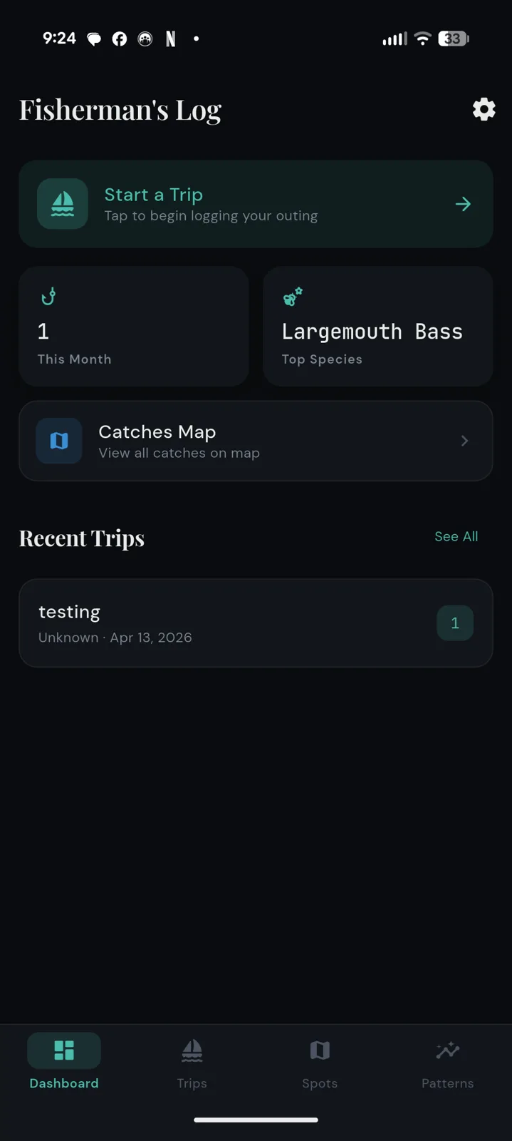 fisherman's log — preview